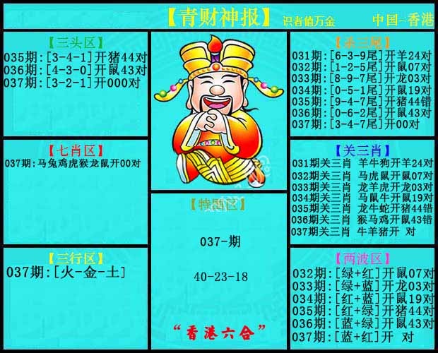 037期青财神报[图]